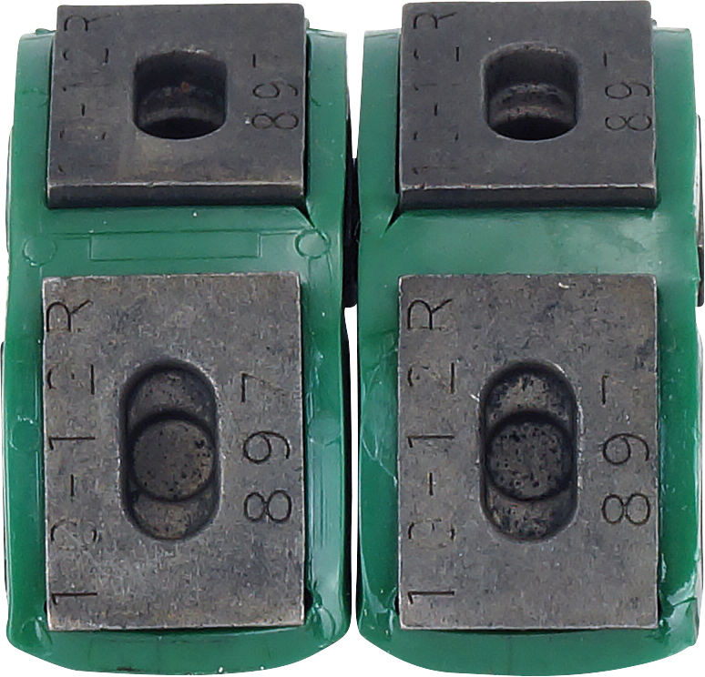 DIE, BEADLOCK CRIMP, #10 STANDARD HOSE, #12 REDUCED HOSE, GREEN, SUITS TO-75602 CRIMPER
