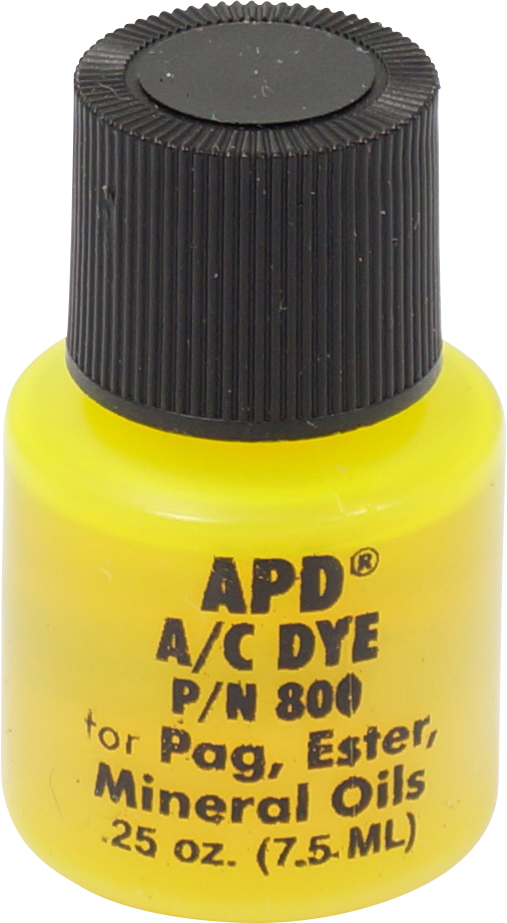 UV DYE, 12 X 5ML BOTTLES, R134A, R12-22, CONCENTRATE FORMULA, 5GS, PAG, ESTER