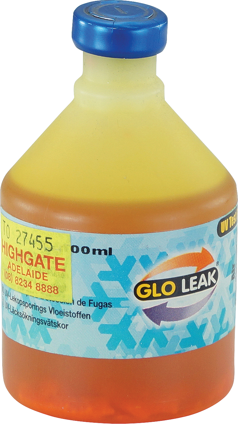 UV DYE, 100ML, R134A, R12-22, CONCENTRATE FORMULA, 5GS, PAG, ESTER, SUITS TO-36100