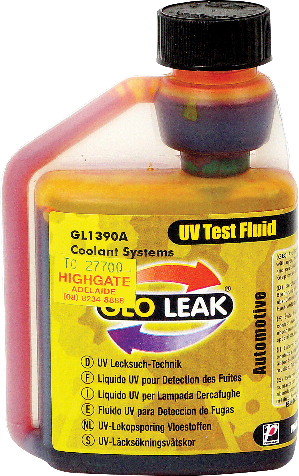 UV DYE, 250ML, RADIATOR COOLANT
