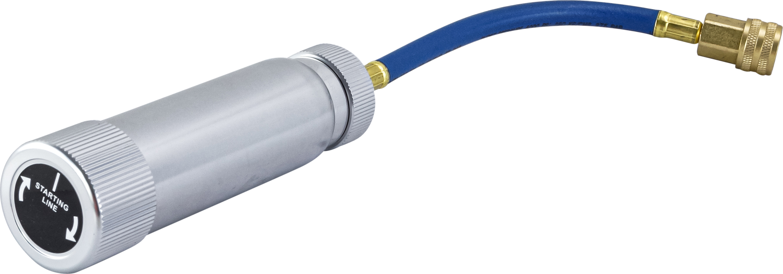 INJECTOR, R134A, OIL, METAL, REFILLABLE, HAND TURN, INCL HOSE & COUPLER, MASTERCOOL
