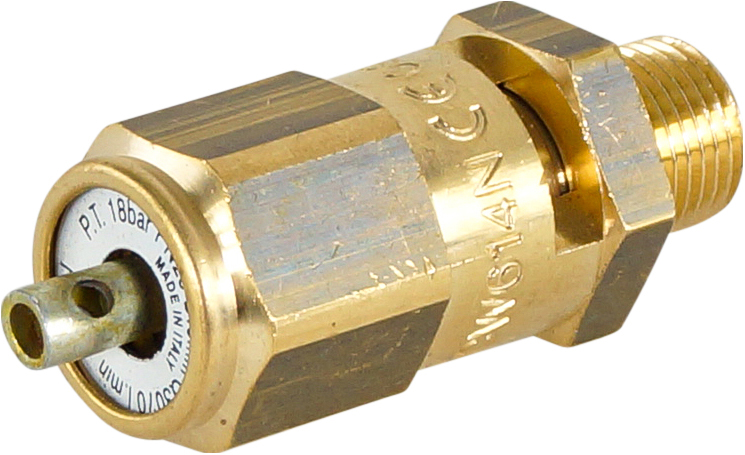 VALVE, OVERPRESSURE SAFTY VALVE 18 BAR, SUITS OKSYS 4-1 MACHINE
