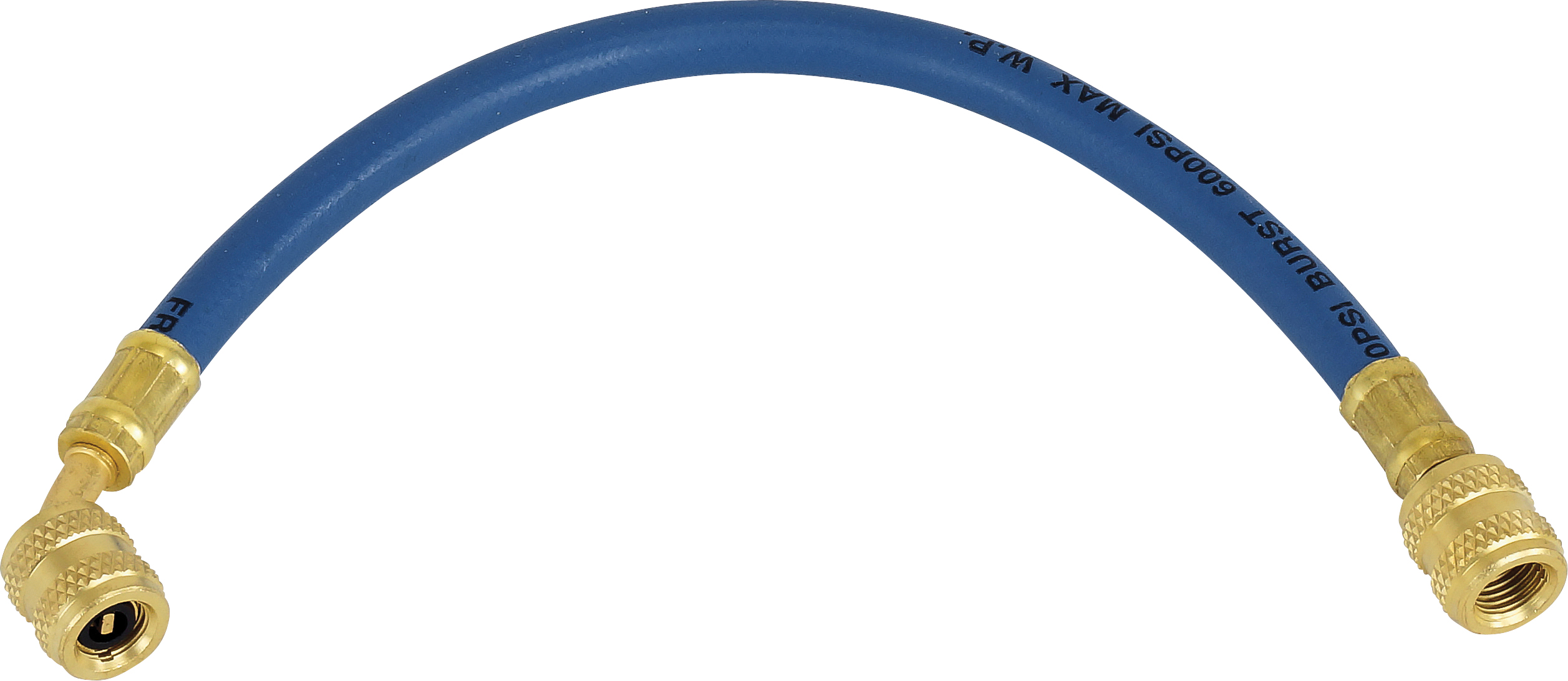 CHARGING HOSE, 300MM, BLUE, 1/4 INCH FEM-FEM