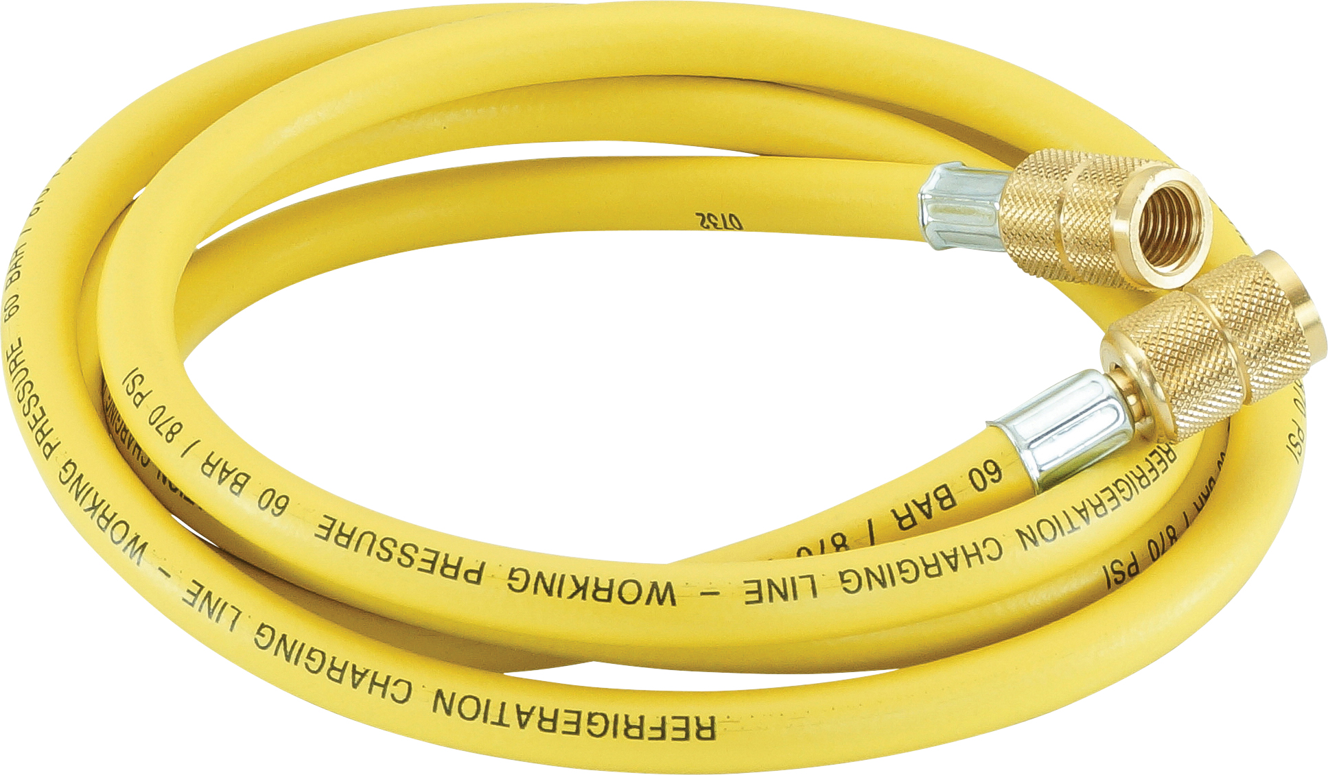 CHARGING HOSE, REFCO, R134A, 1830MM, YELLOW