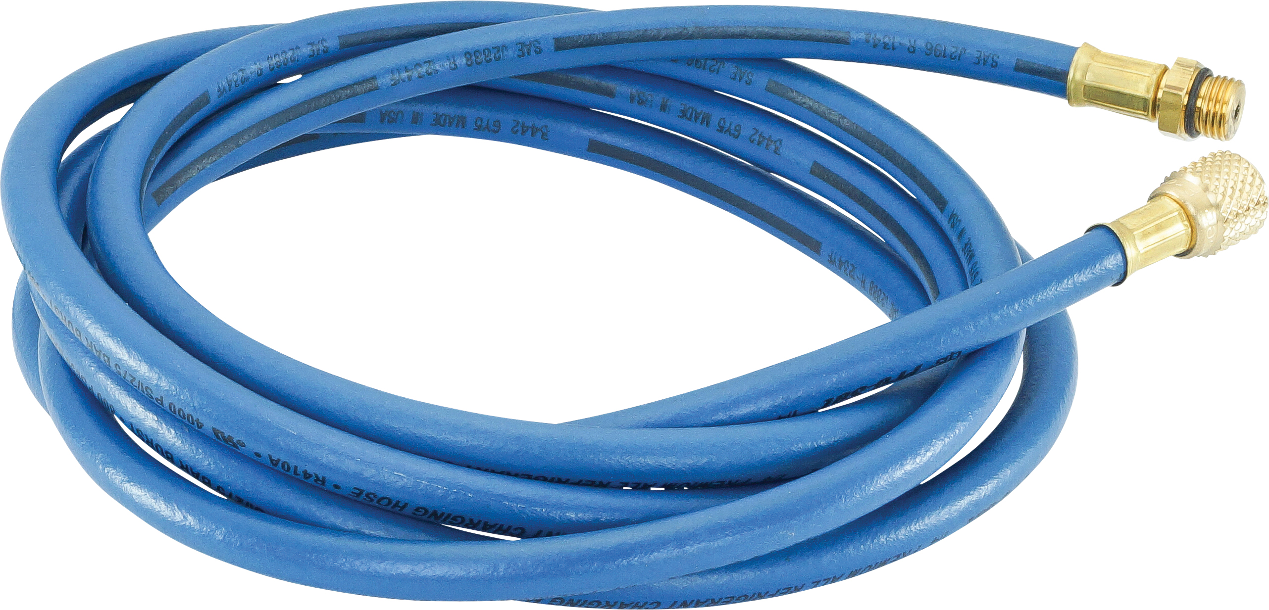 CHARGING HOSE, REFCO, R134A, 3050MM, 1/2-INCH ACME FEM-MALE, BLUE
