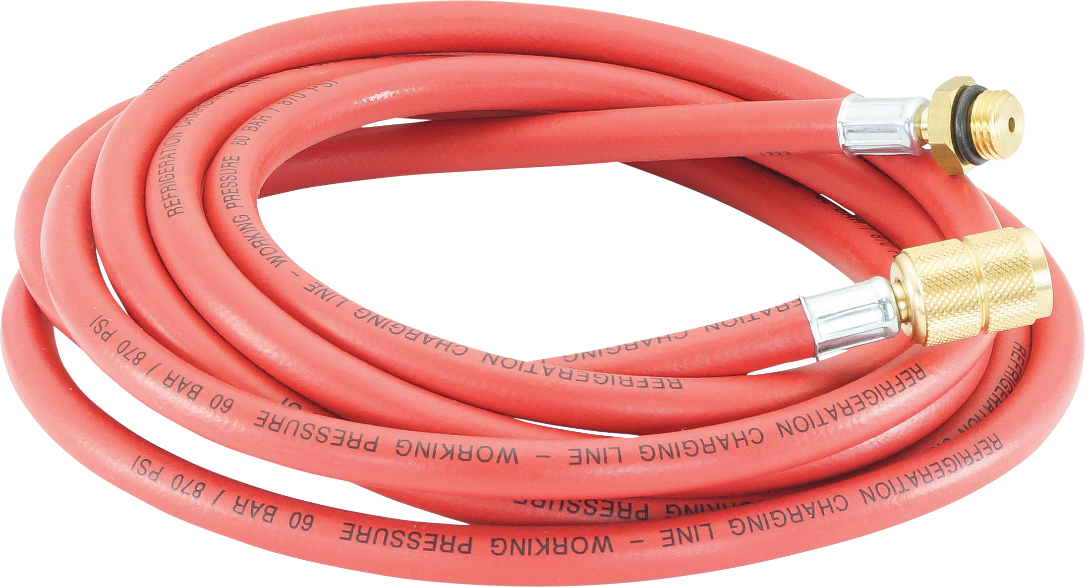 CHARGING HOSE, REFCO, R134A, 3050MM, RED