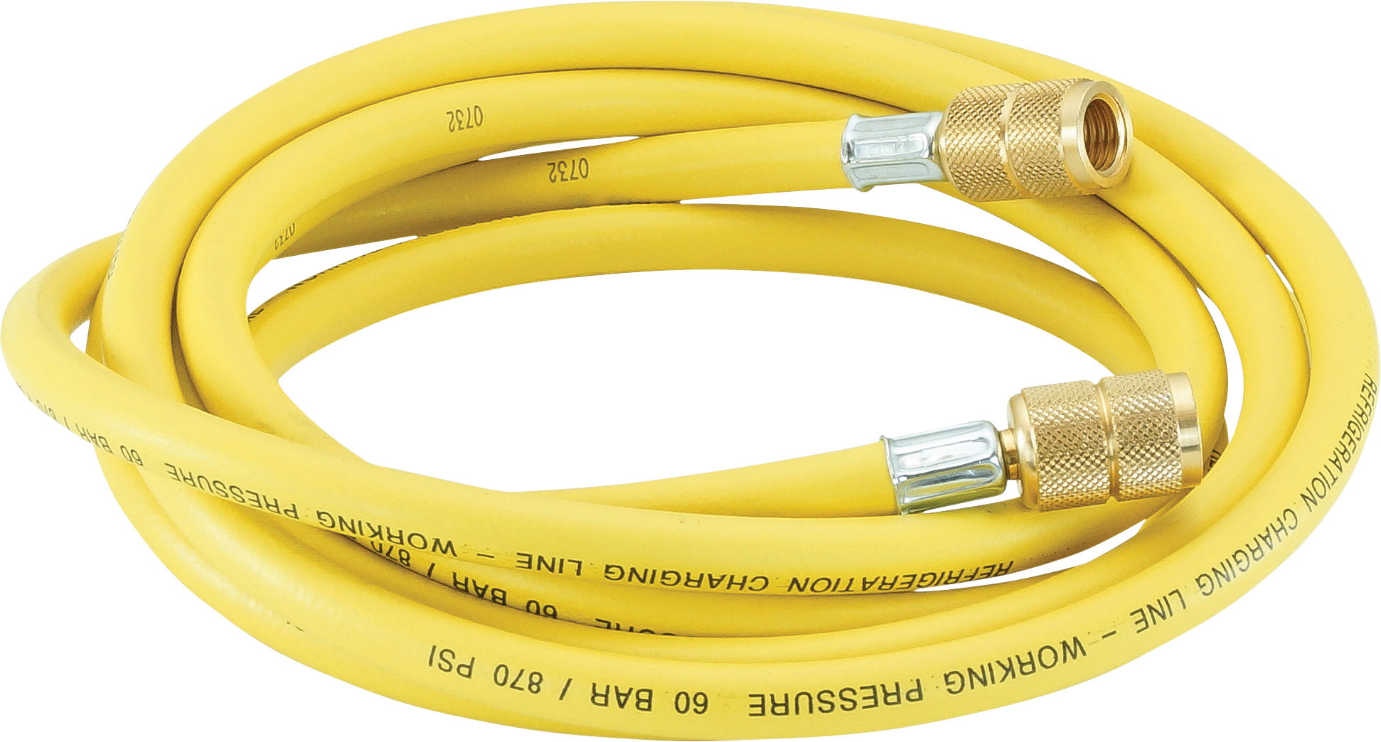 CHARGING HOSE, REFCO, R134A, 3050MM, YELLOW
