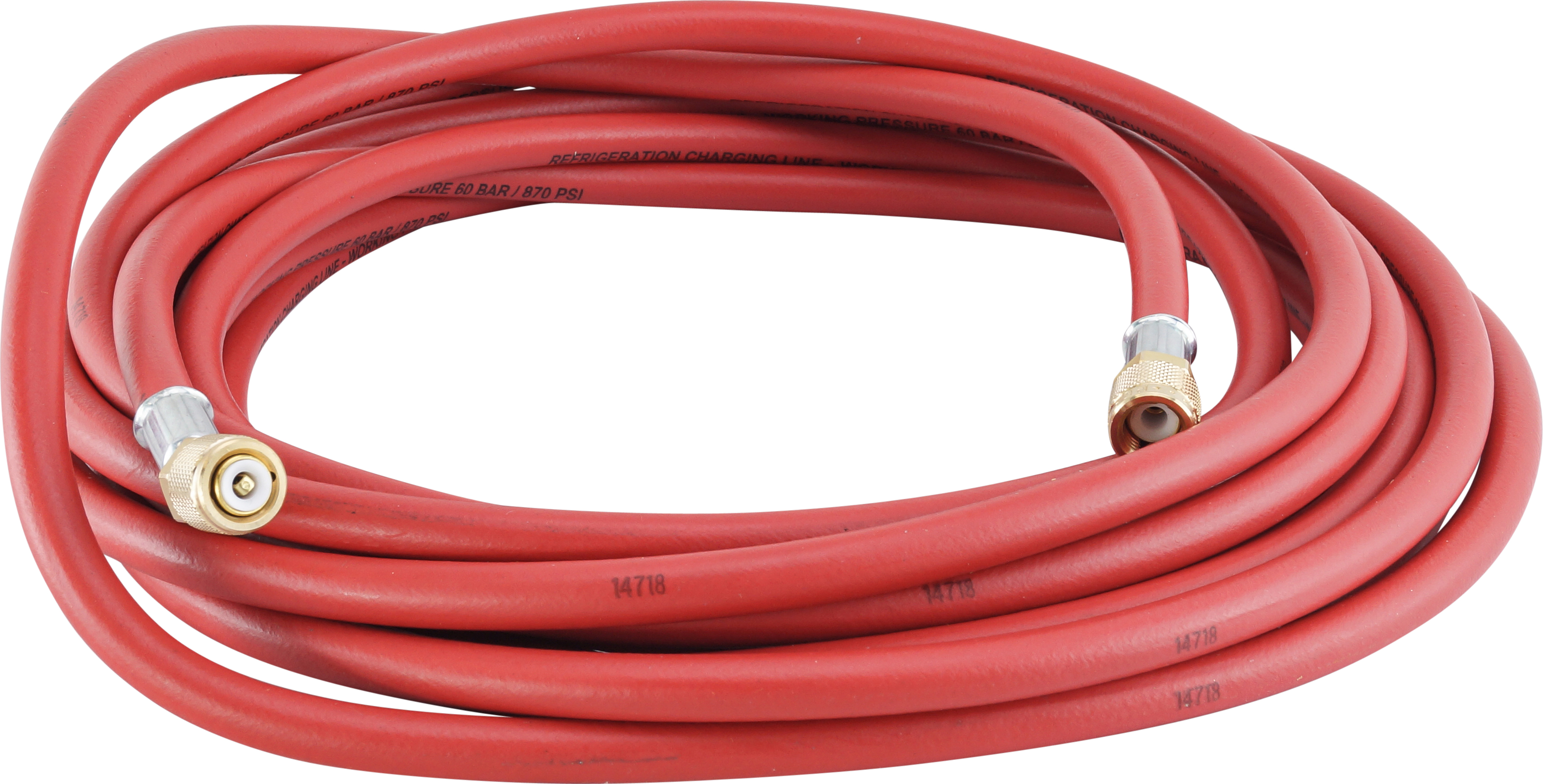 CHARGING HOSE. REFCO, R134A, 7620MM, RED