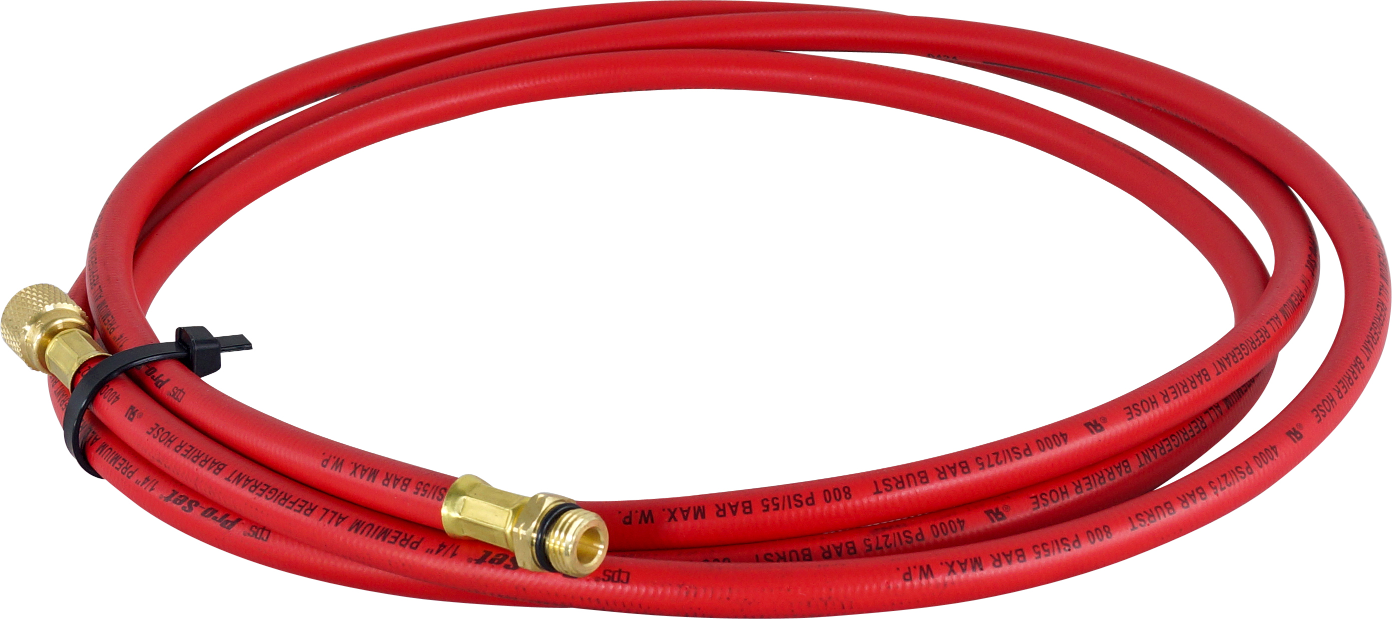 CHARGING HOSE, CPS, R134A, 3000MM, STANDARD, RED