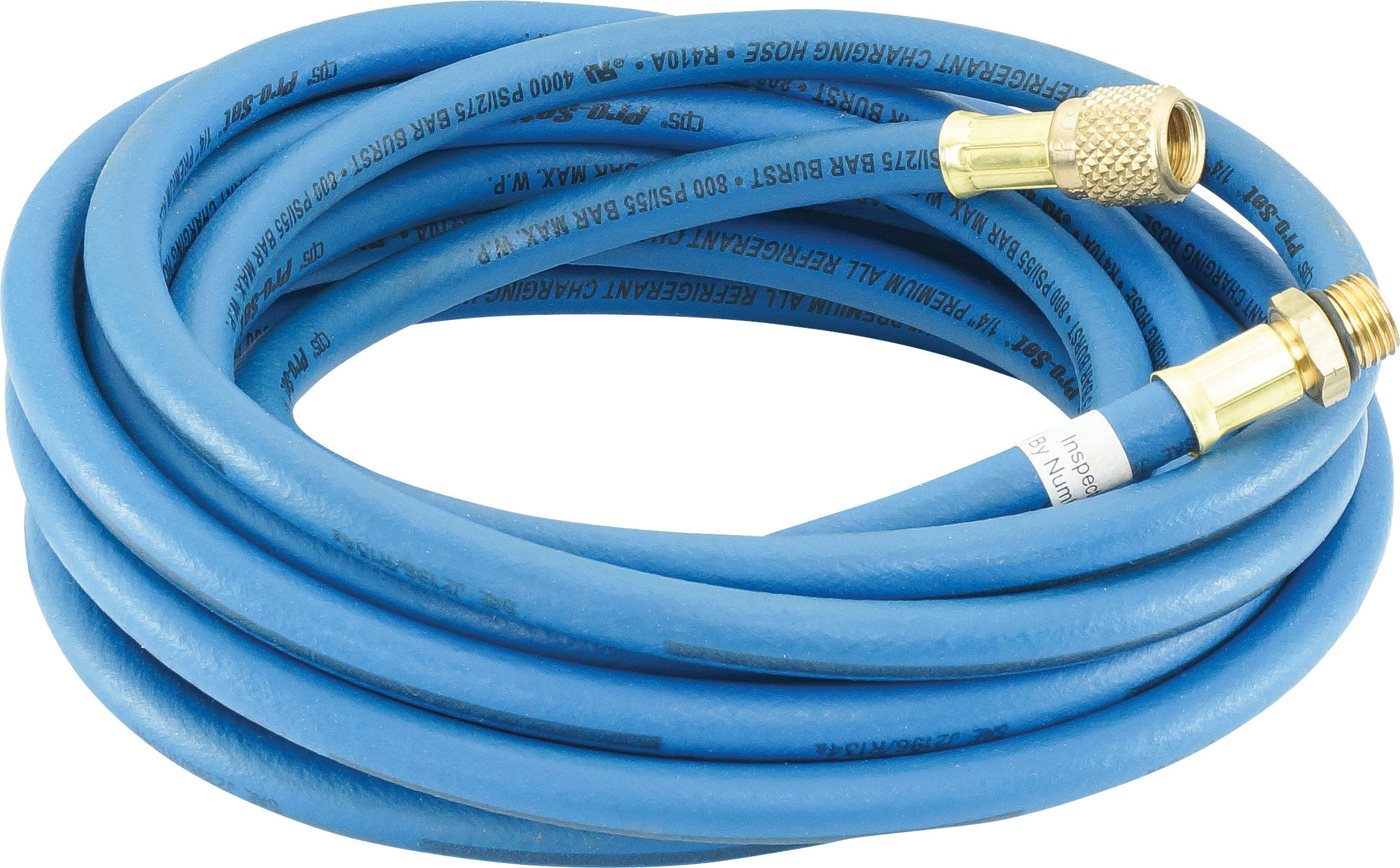 CHARGING HOSE, CPS, R134A, ACME-M14, 6000MM, BLUE
