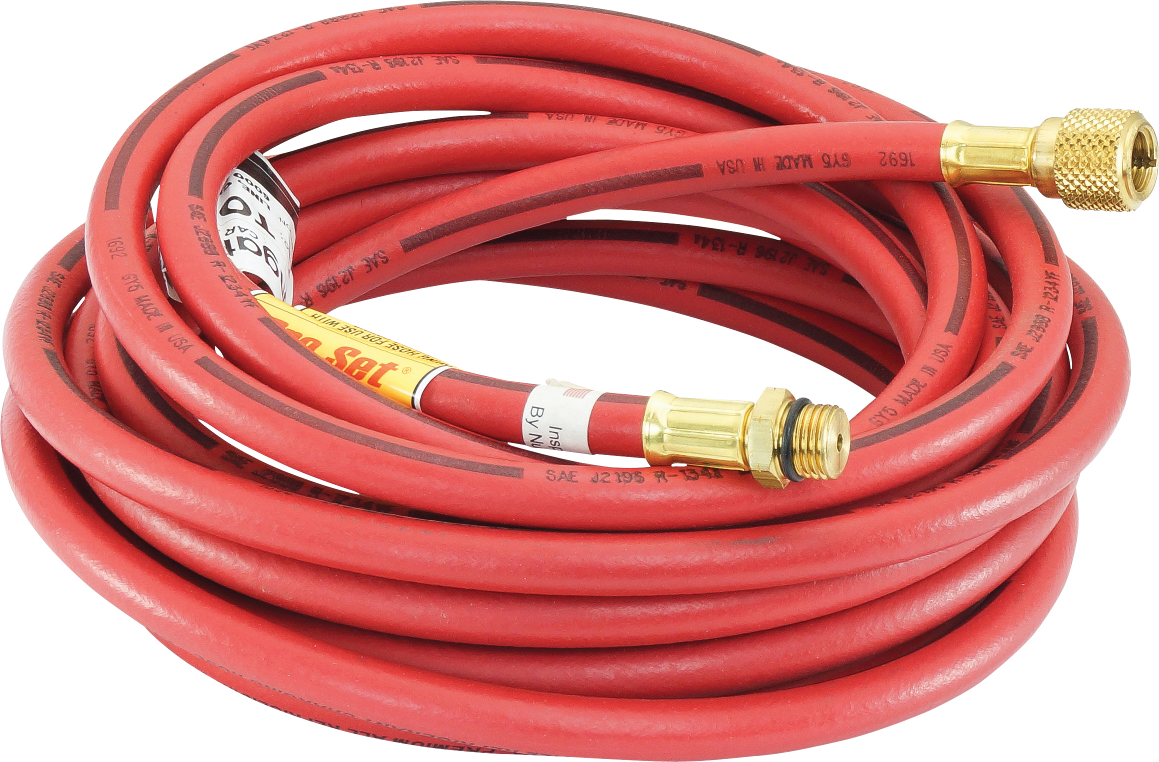 CHARGING HOSE, CPS, R134A, ACME-M14, 6000MM, RED
