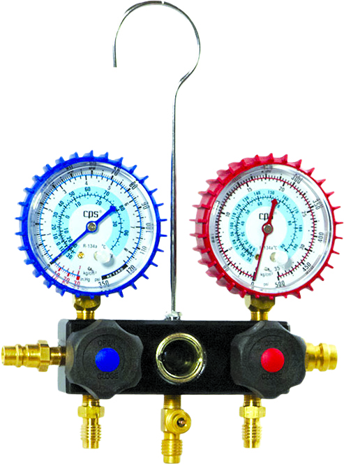 MANIFOLD GAUGE SET ONLY, CPS, R134A,  FRONT WHEEL, 2-WAY