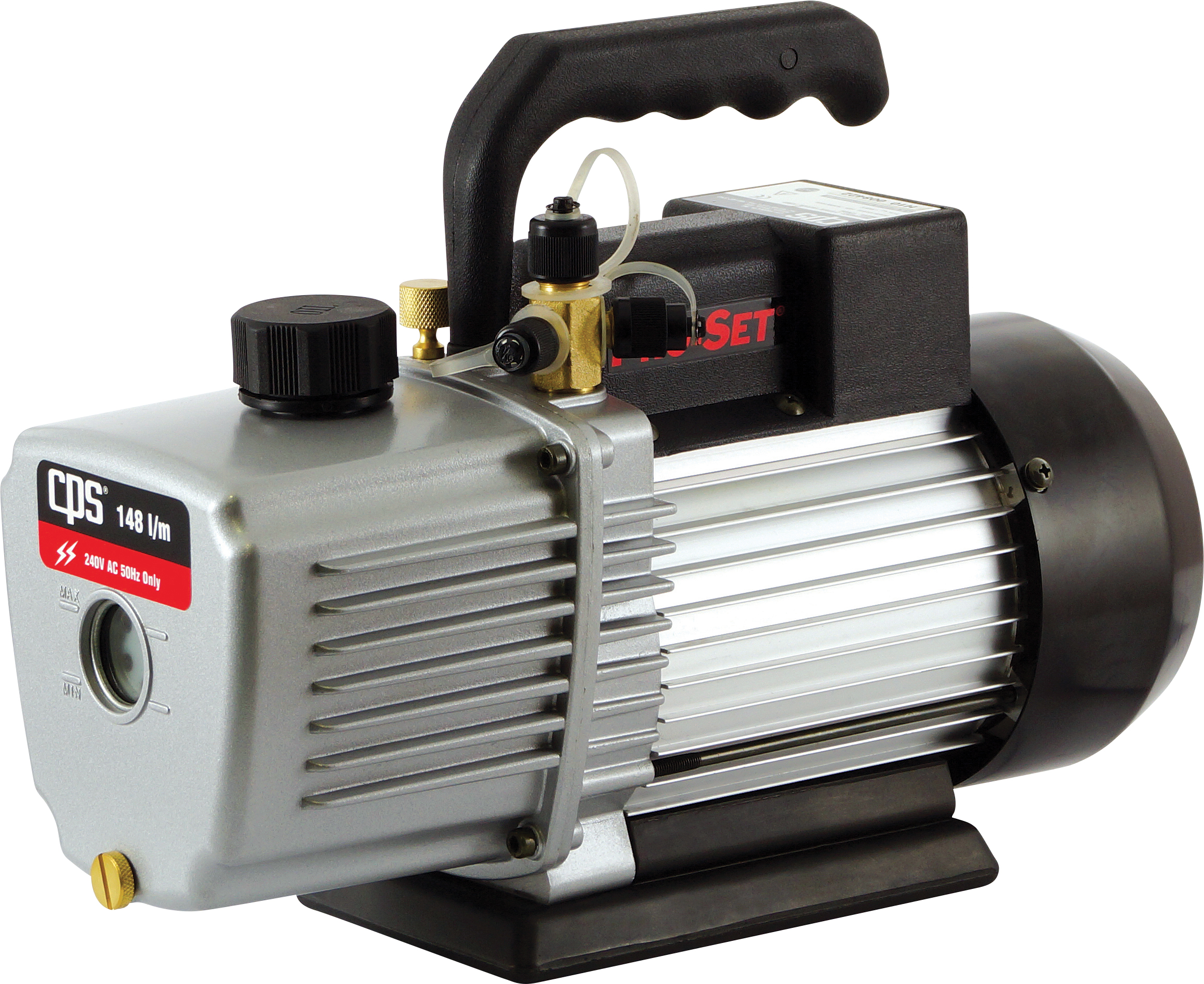 VACUUM PUMP, CPS, R12, R134A, 148LPM, 2-STAGE