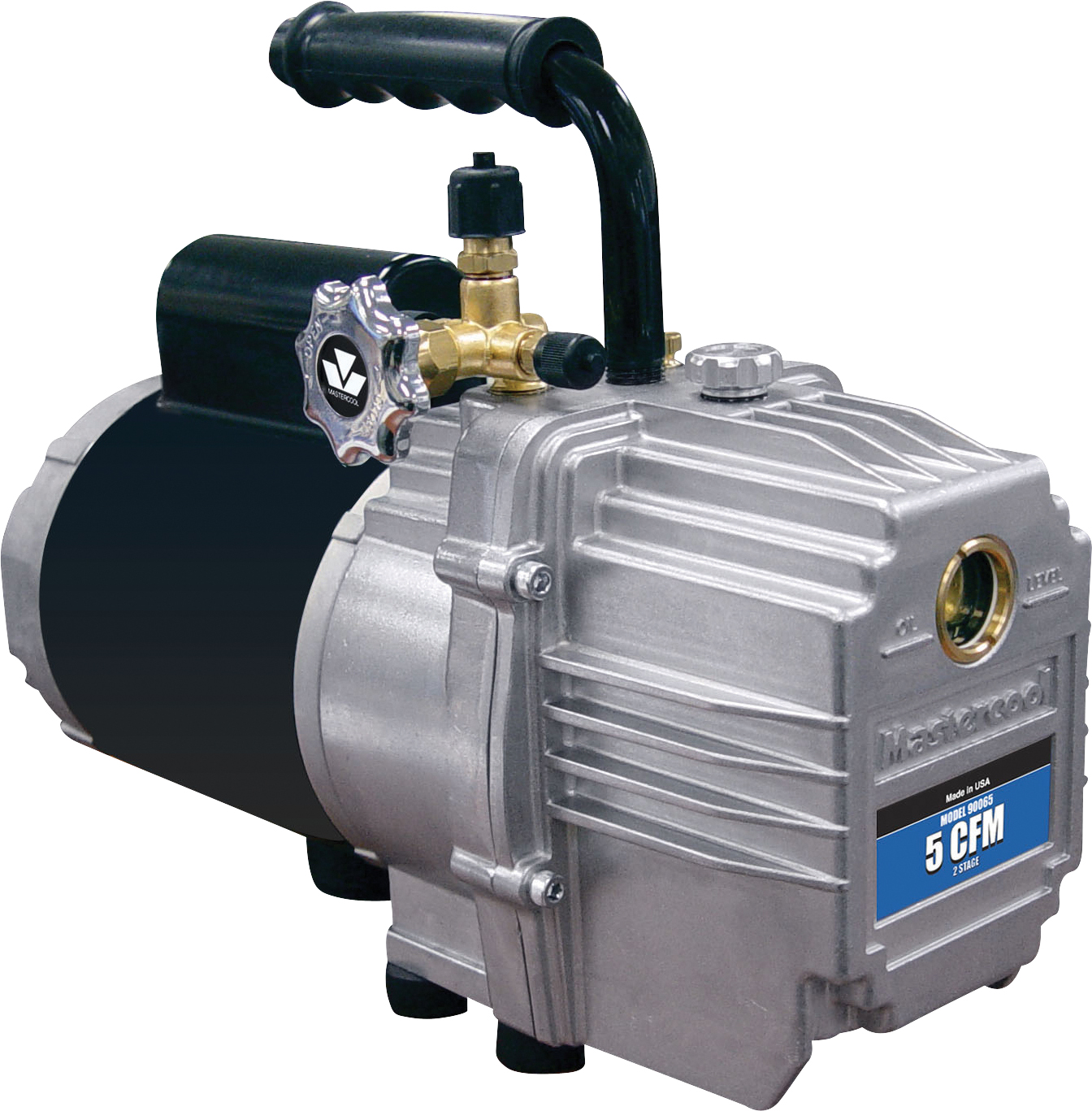 VACUUM PUMP, MASTERCOOL, R12, R134A, 118LPM, 2-STAGE