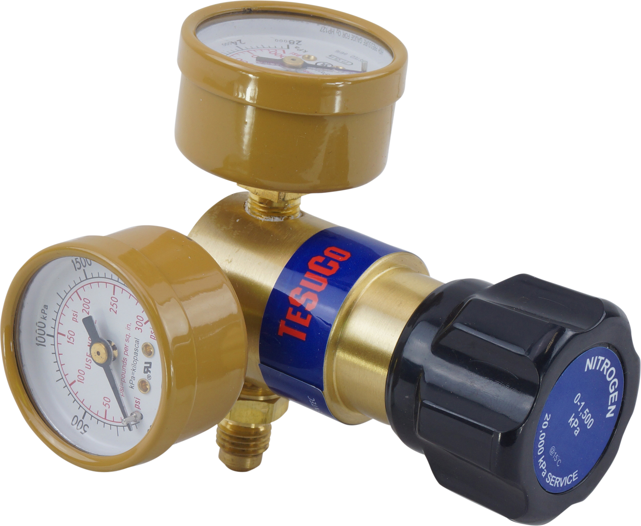 NITROGEN REGULATOR, SUITS DISPOSABLE CYLINDERS