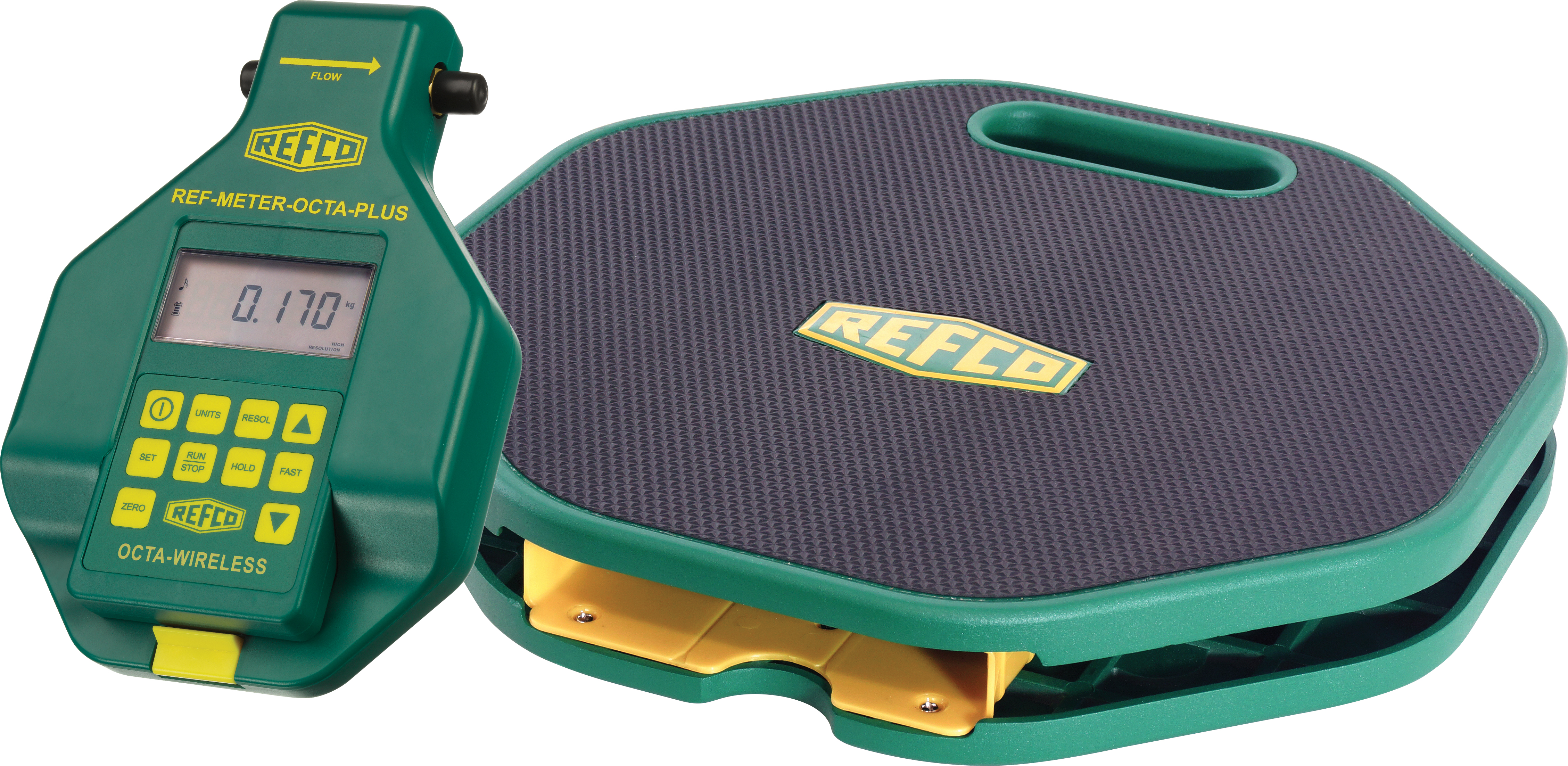 REFRIGERANT WEIGHING SCALES, REFCO, OCTA, 100KG, PROGRAMMABLE