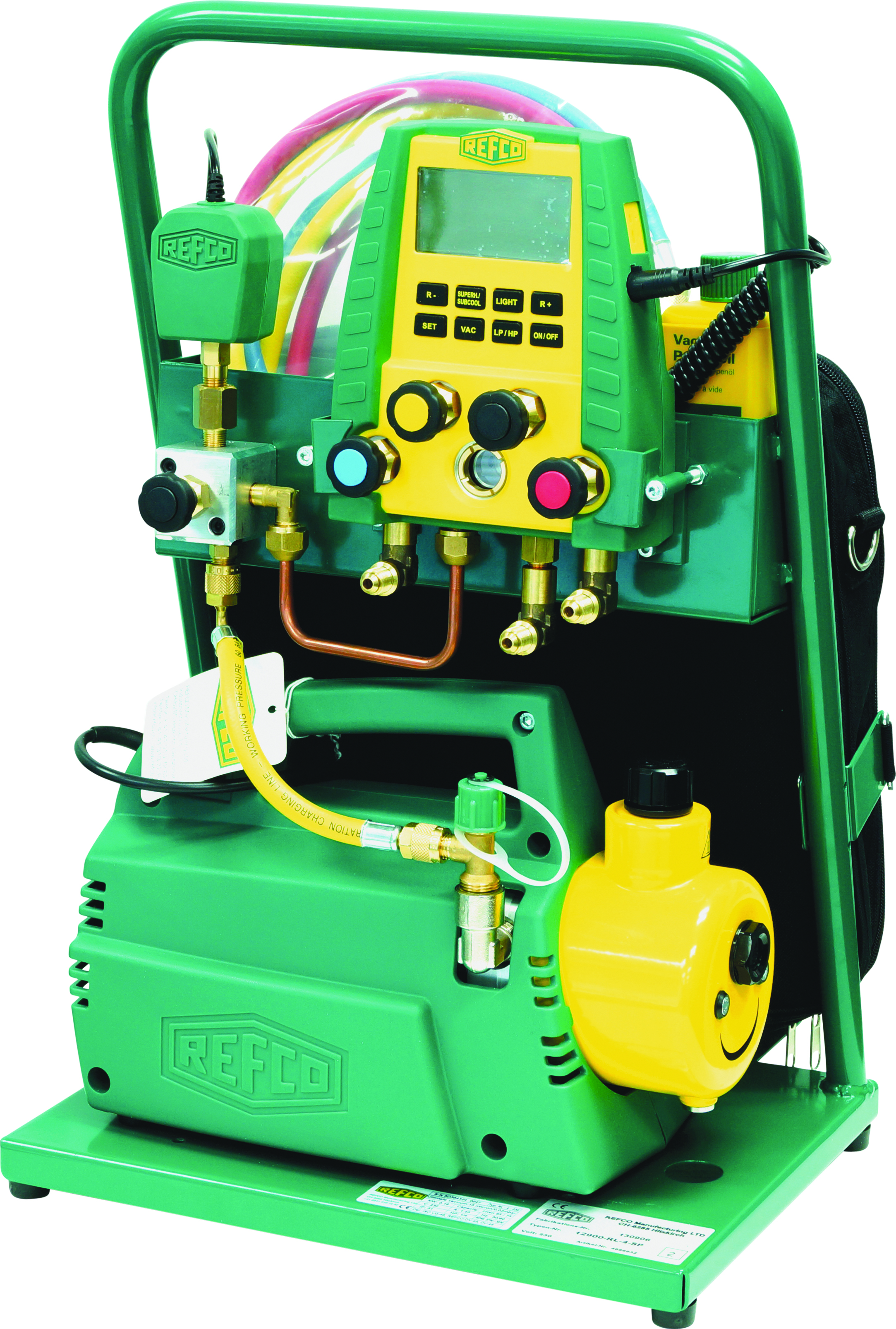 CHARGING STATION, REFCO, R134A, HAND CARRY, DIGITAL
