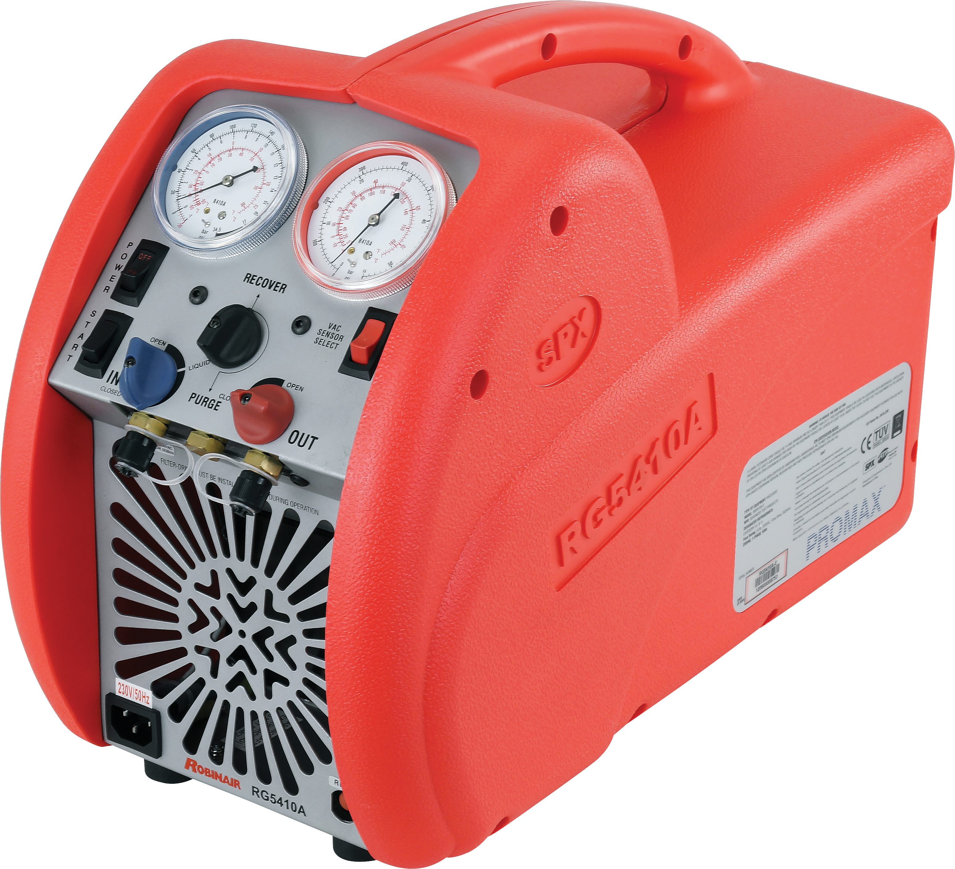 RECOVERY UNIT, ROBINAIR, MULTI-REFRIGERANT, HAND CARRY, OIL-LESS