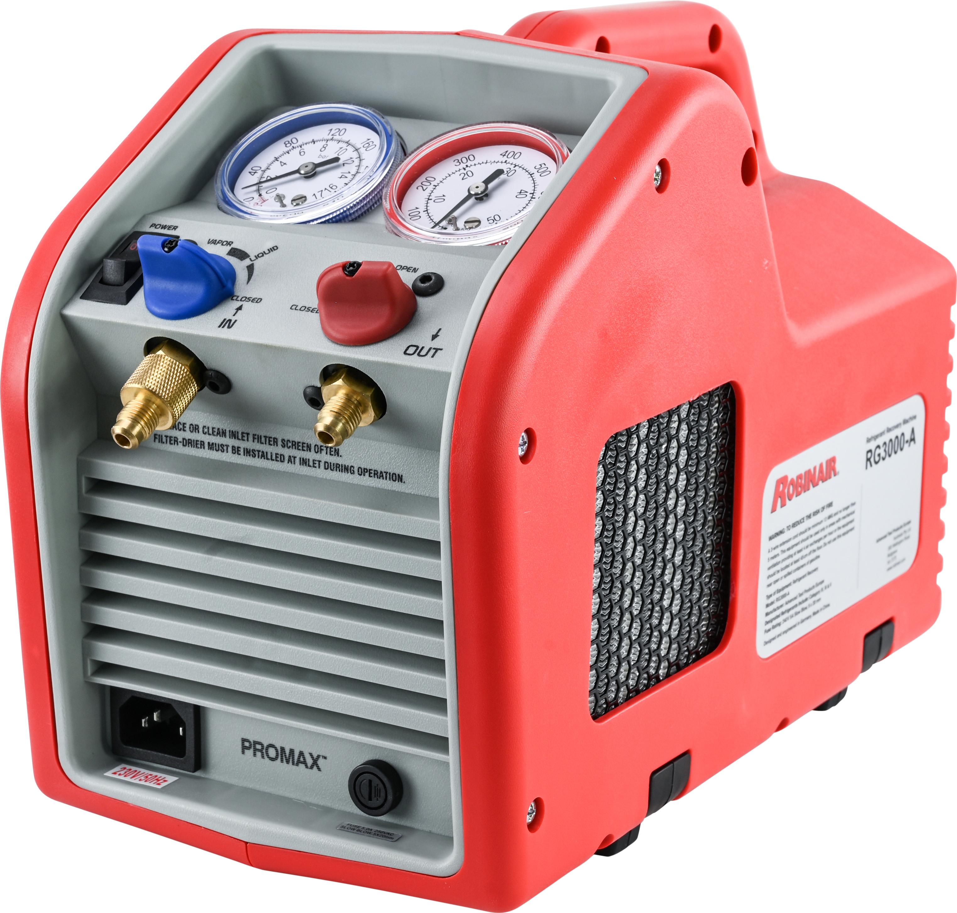 RECOVERY UNIT, ROBINAIR, MULTI-REFRIGERANT, HAND CARRY, RG3000-A