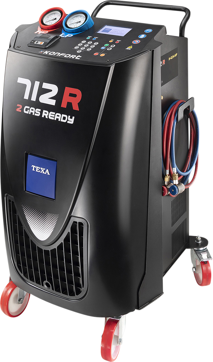 4-IN-1 STATION, KONFORT, 712R, R134A, VACUUM-CHARGE-RECOVER-RECYCLE, FULLY AUTOMATIC