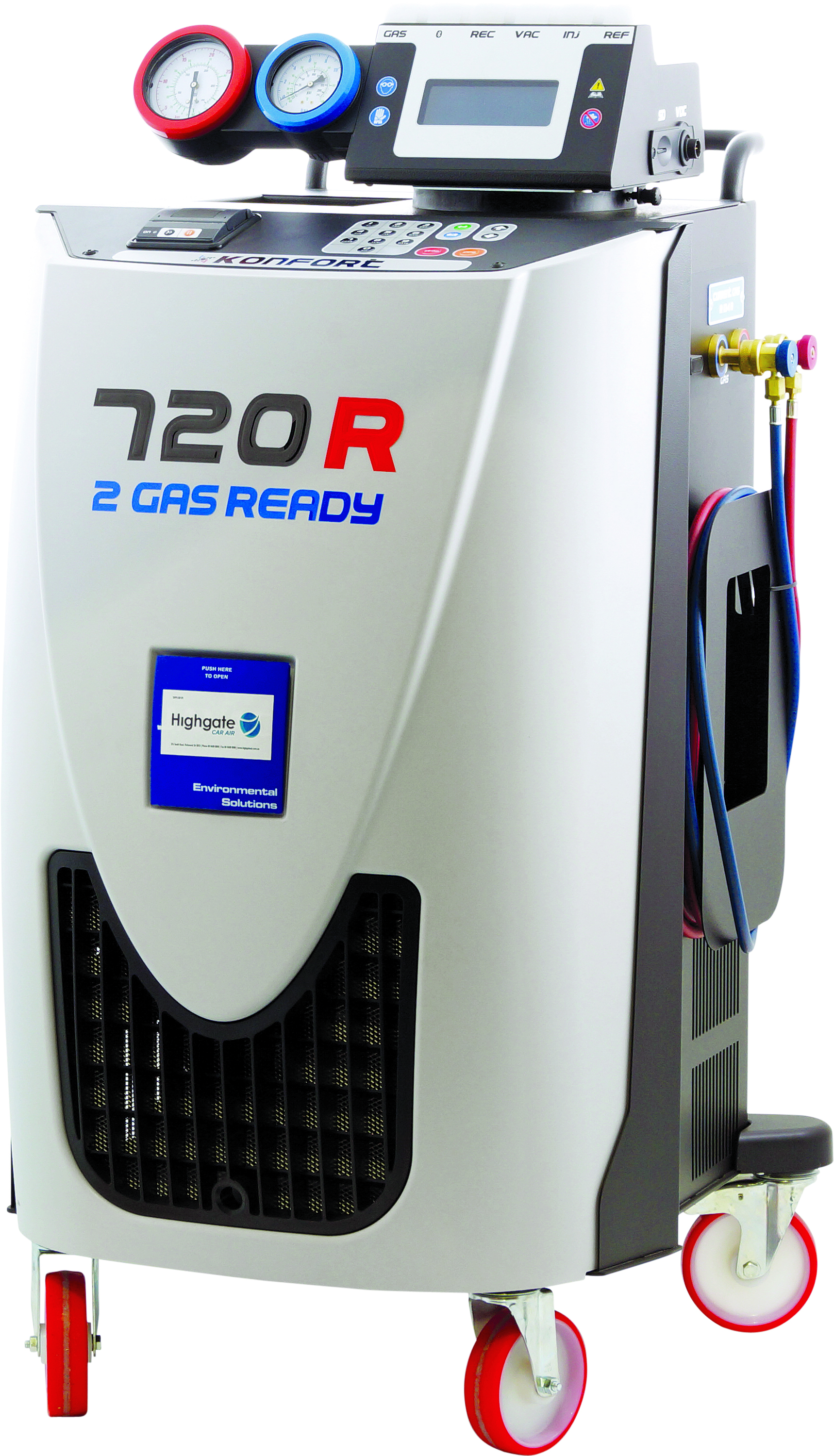 4-IN-1 STATION, KONFORT, 720R, R134A, UPGRADEABLE TO R1234YF (KIT REQ), VACUUM-CHARGE-RECOVER-RECYCL