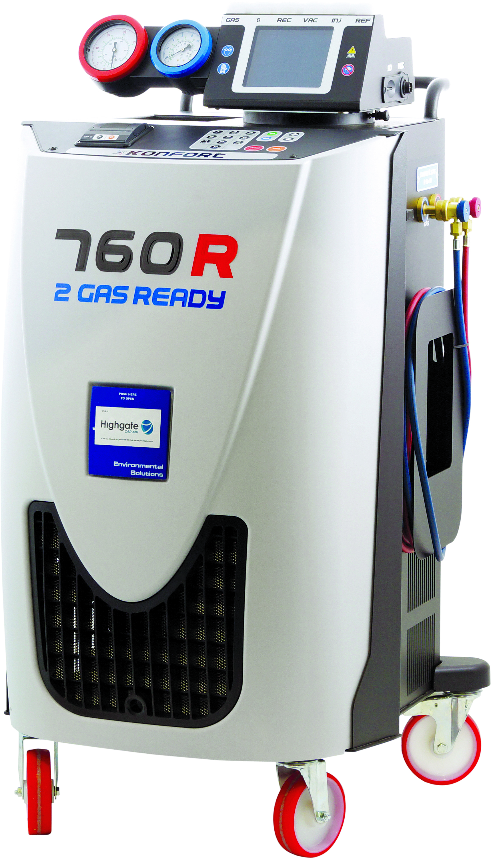 4-IN-1 STATION, KONFORT, 760R, R134A, VACUUM-CHARGE-RECOVER-RECYCLE, FULLY AUTOMATIC