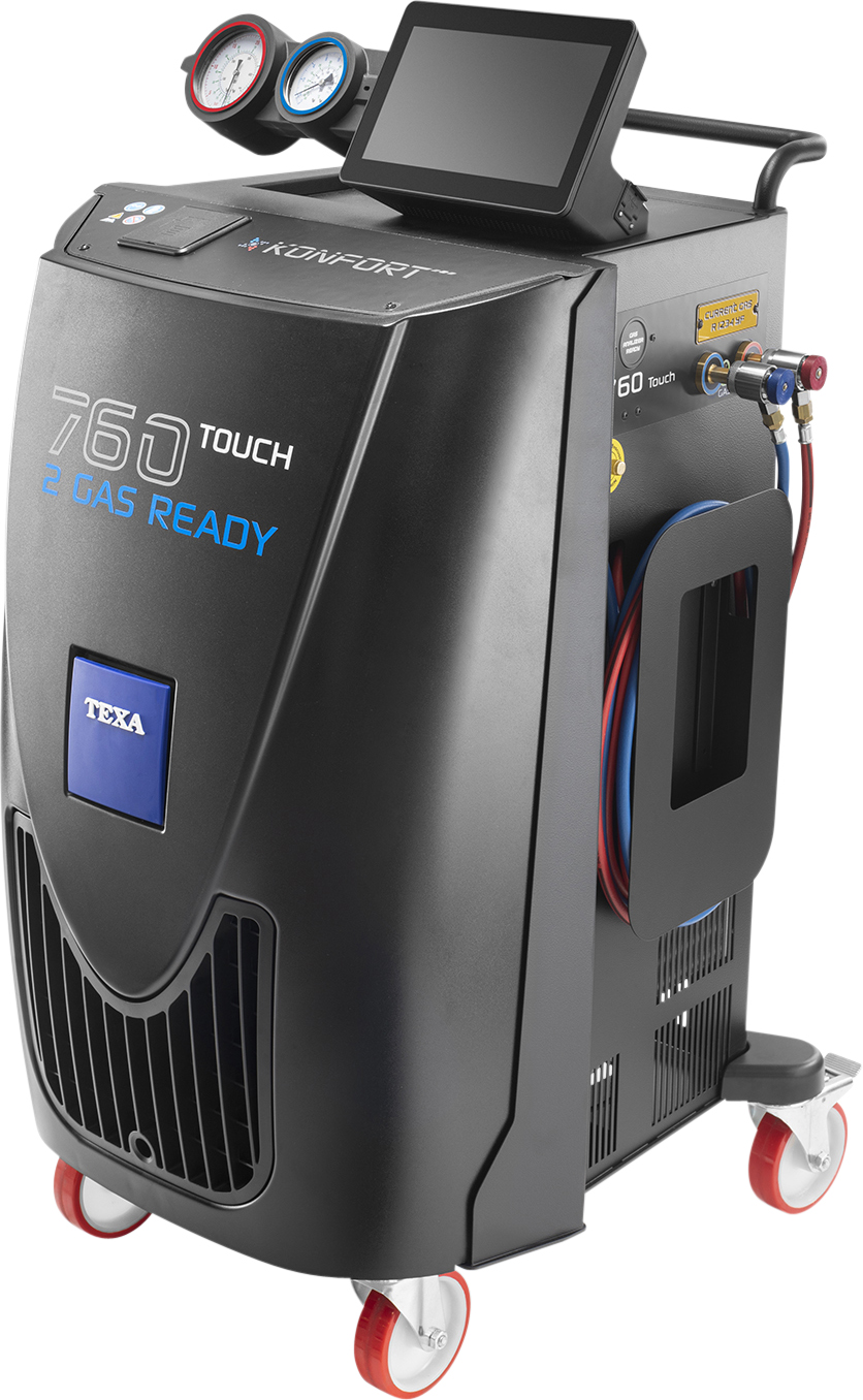 4-IN-1 STATION, KONFORT, 760R TOUCH, R1234YF, , VACUUM-CHARGE-RECOVER-RECYCLE, FULLY AUTOMATIC