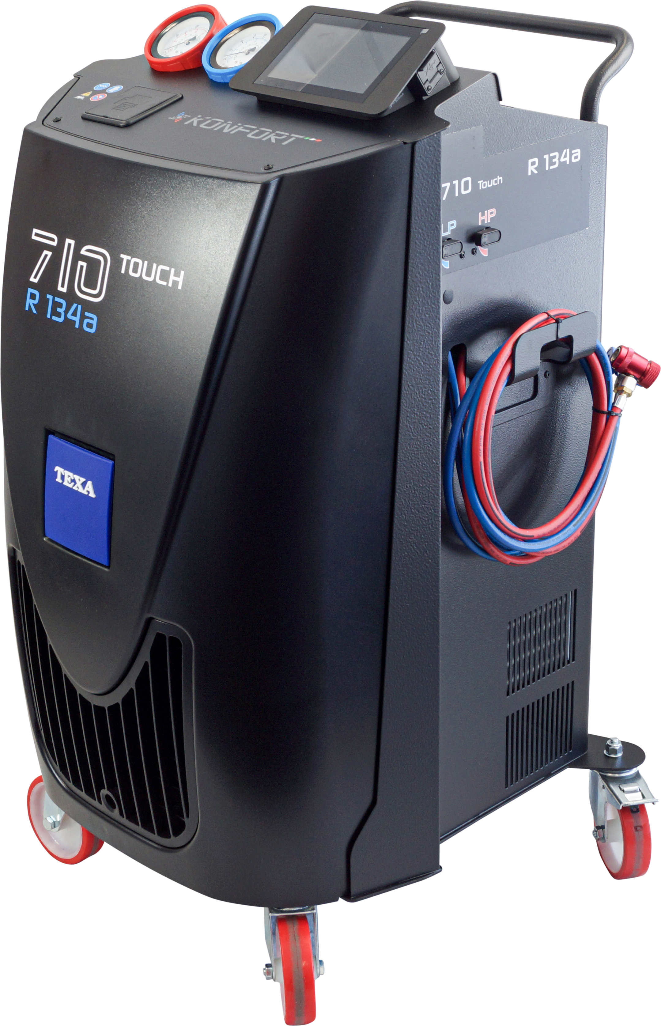 4-IN-1 STATION, KONFORT, 710 TOUCH, R134A, VACUUM-CHARGE-RECOVER-RECYCLE, SEMI AUTOMATIC