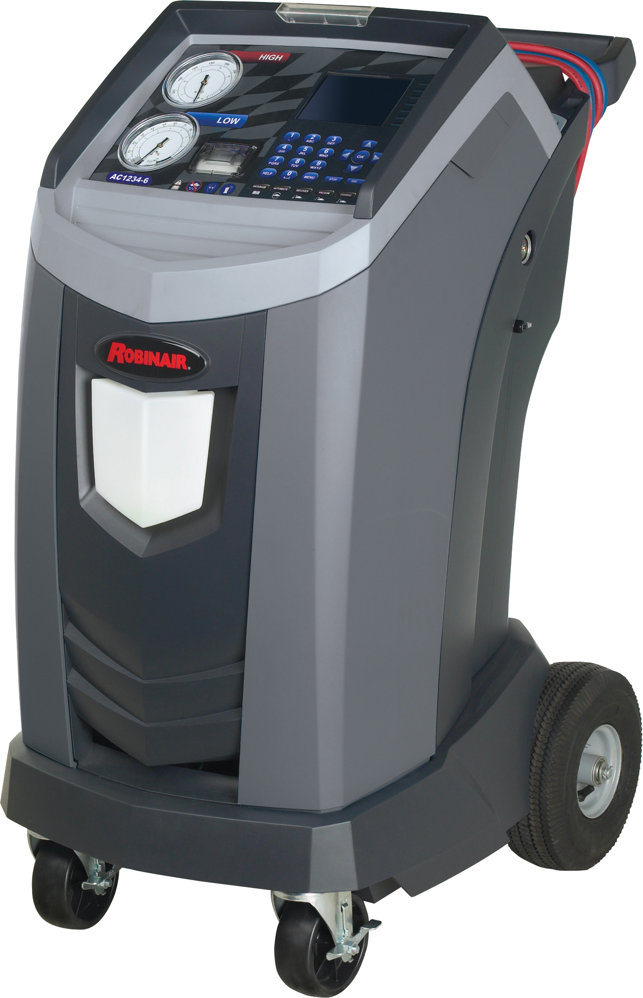 4-IN-1 STATION, ROBINAIR, AC1234-7, R1234YF, VACUUM-CHARGE-RECOVER-RECYCLE, FULLY AUTOMATIC, WITH PR