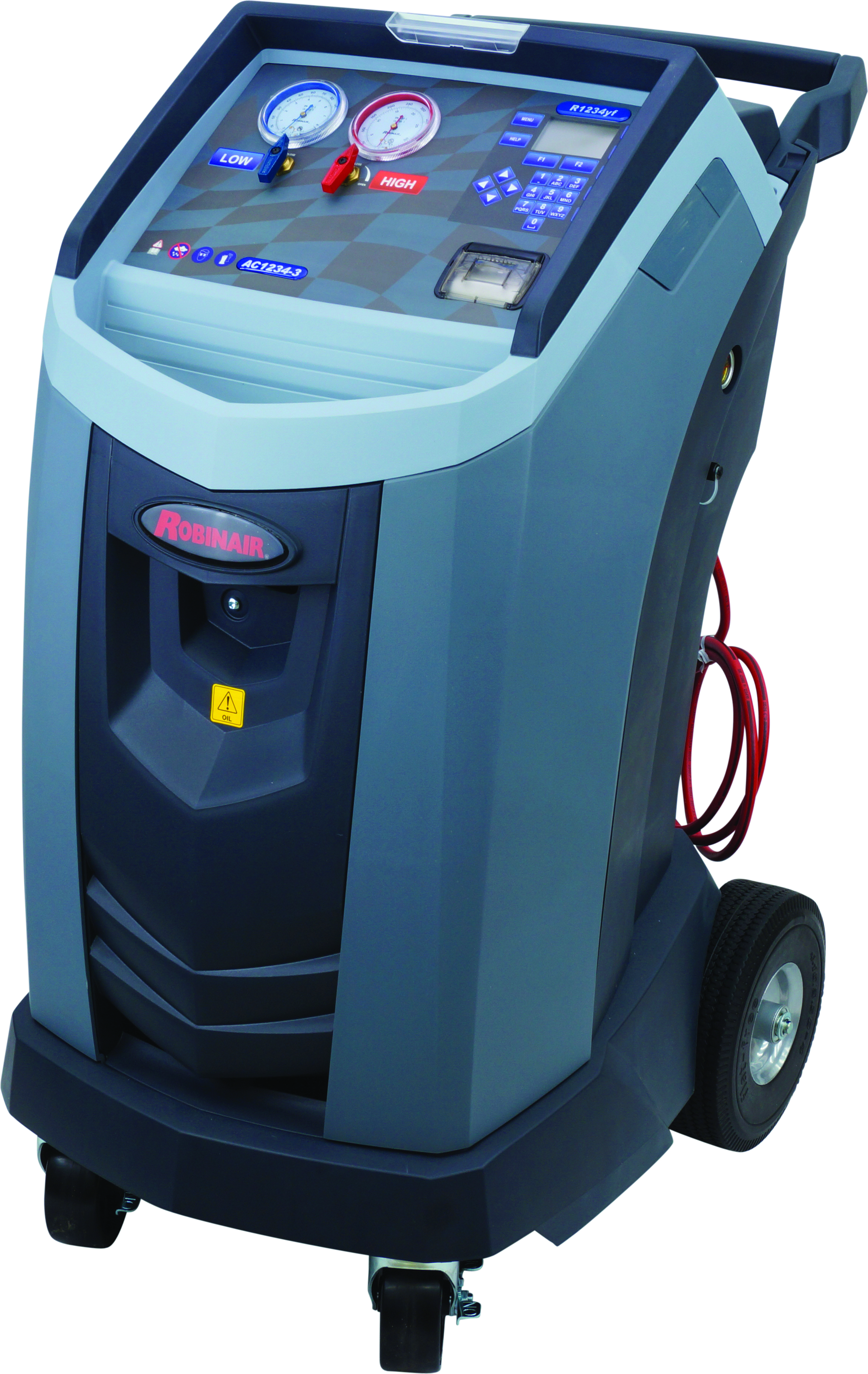 4-IN-1 STATION, ROBINAIR, AC1234-3, R1234YF, VACUUM-CHARGE-RECOVER-RECYCLE, WITH PRINTER