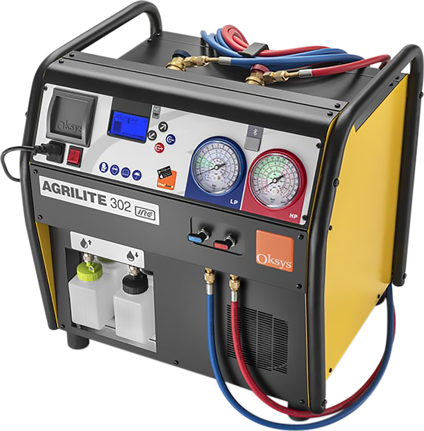 4-IN-1 STATION, AGRILITE, R134A, VACUUM-CHARGE-RECOVER-RECYCLE, HEAVY DUTY & DYE INJECTION, ANDROID