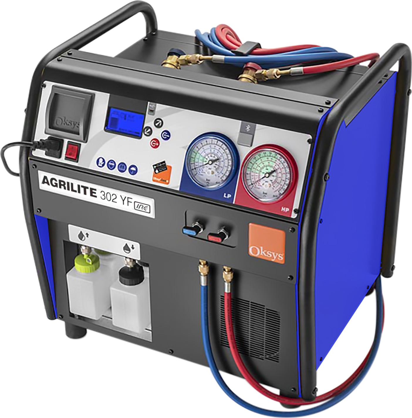 4-IN-1 STATION, AGRILITE, R1234YF, VACUUM-CHARGE-RECOVER-RECYCLE, HEAVY DUTY & DYE INJECTION, ANDROI