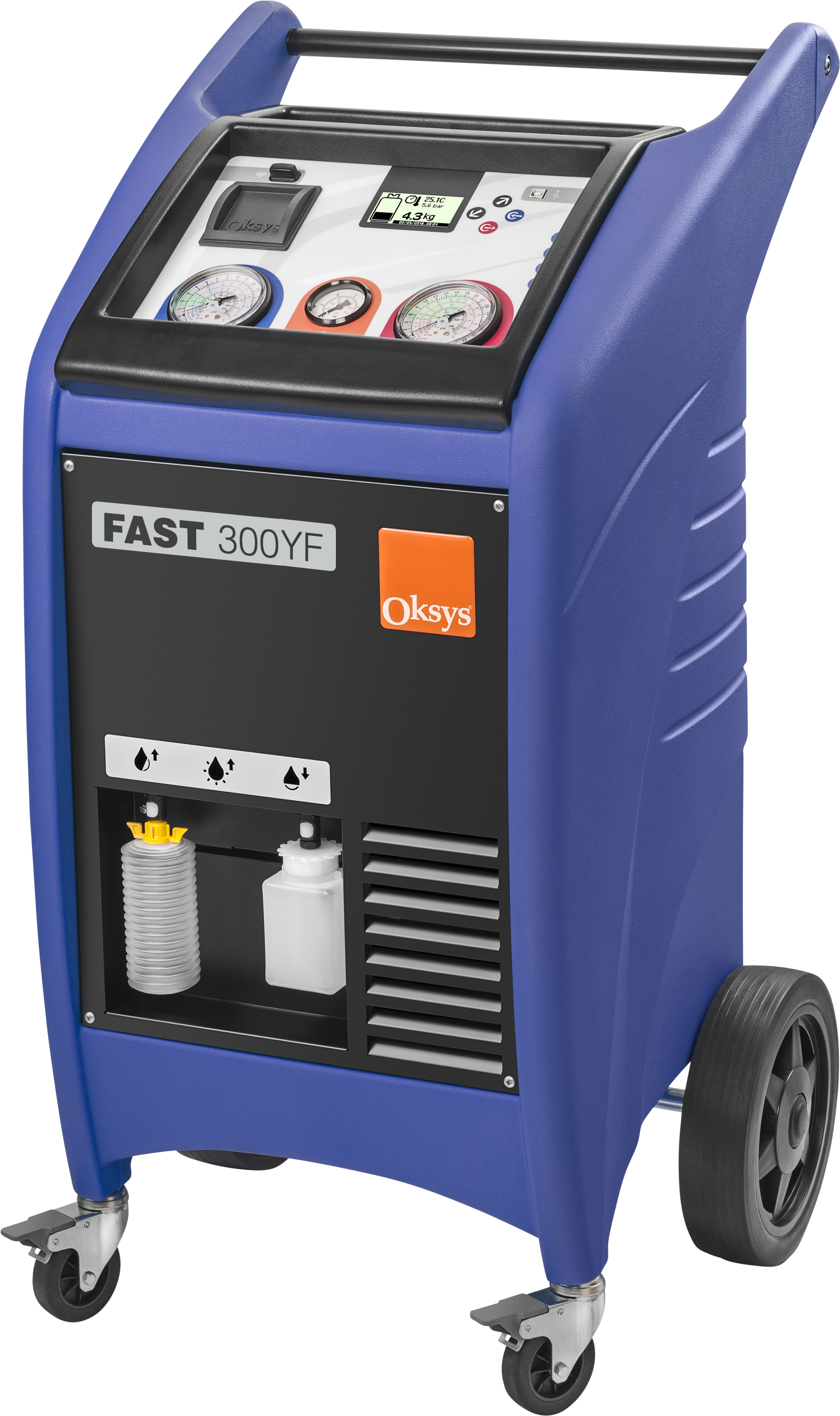 4-IN-1 STATION, FAST 300, R1234YF, VACUUM-CHARGE-RECOVER-RECYCLE