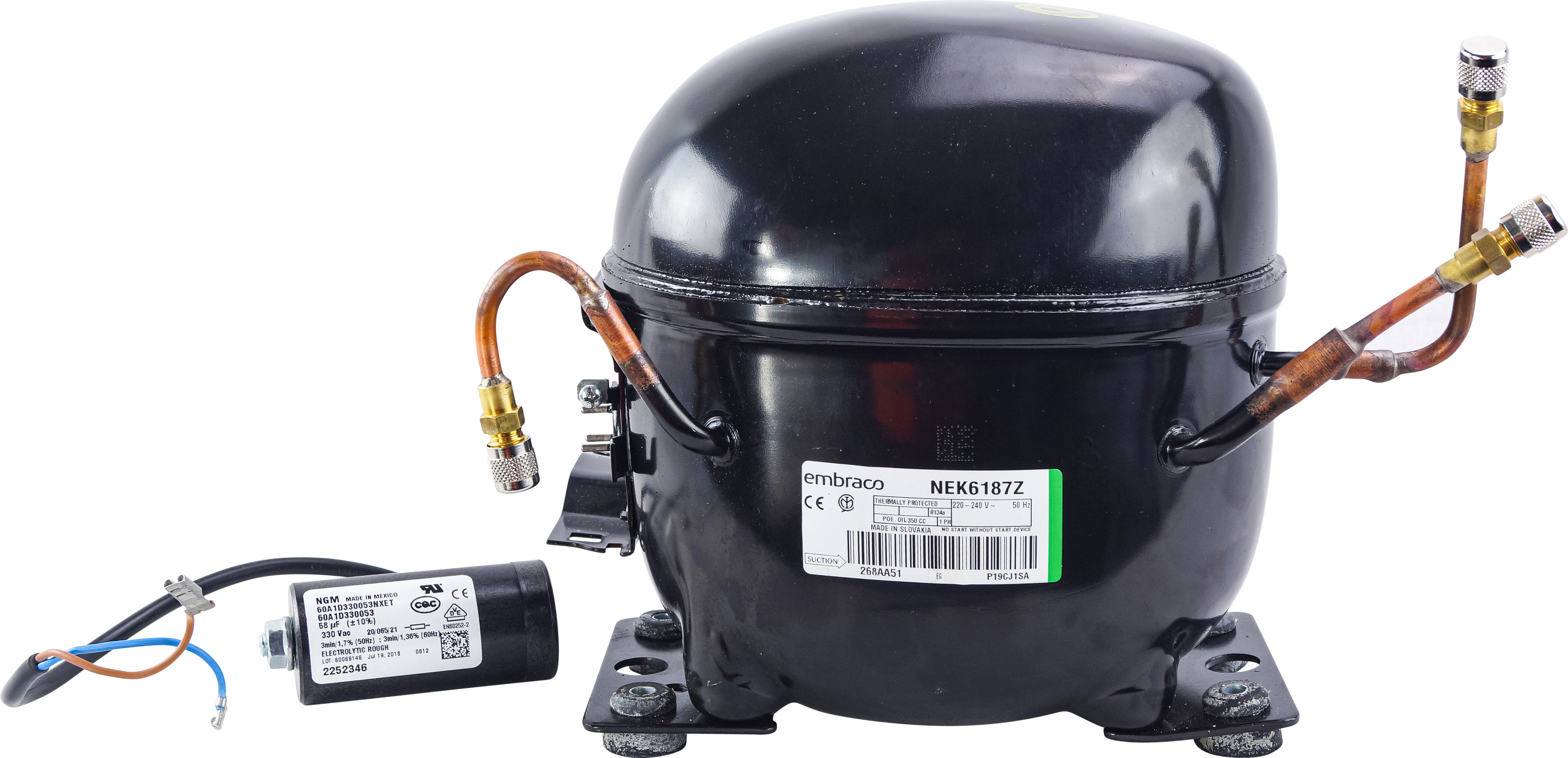 RECOVERY UNIT COMPRESSOR, AGRICOLD FKG200 SERIES, INCL. ELECTRIC PARTS AND COUPLINGS