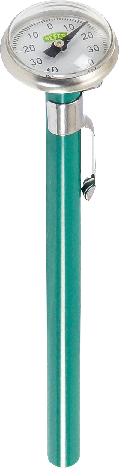 DIAL TYPE THERMOMETER, METAL PROBE, -40C TO +70C