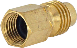 UNION, VACUUM PUMP, 1/4 INCH FEM FLARE TO 1/2 INCH LH ACME MALE FLARE , (R1234YF)
