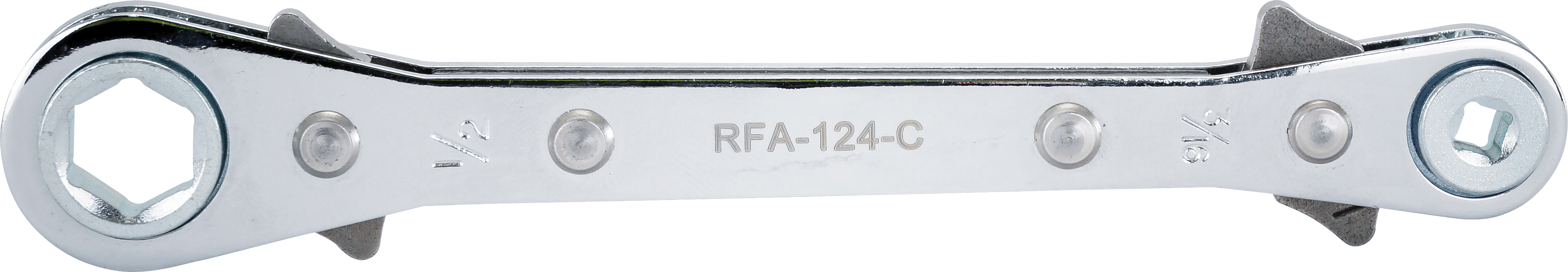 RATCHET, 3/16, 1/4, 1/2 INCH, 4-WAY