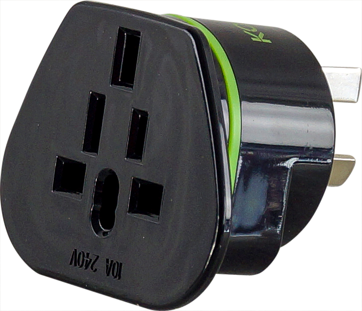 PLUG ADAPTOR, USA, UK, JAPAN TO AUSTRALIA