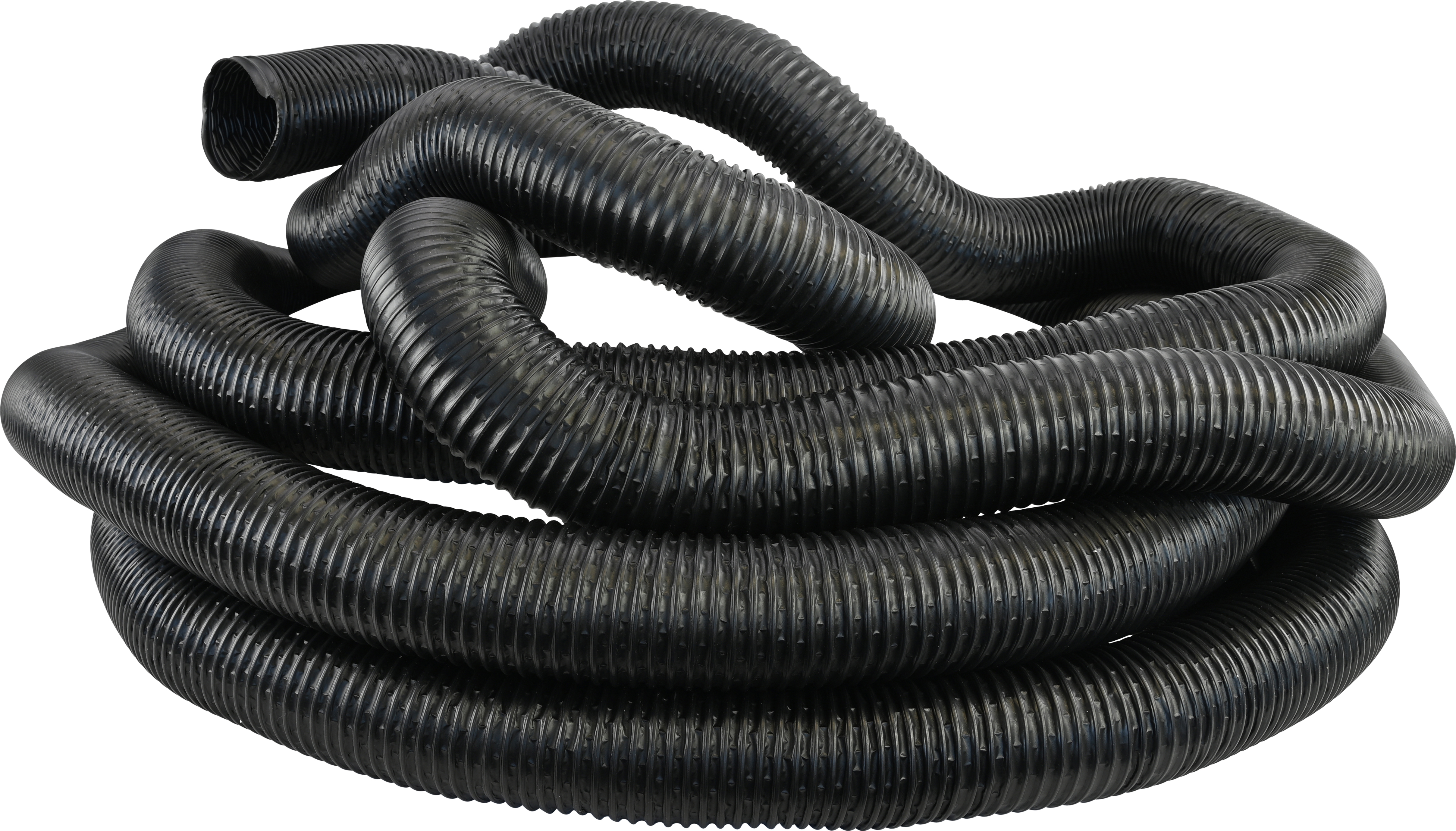 TUBING, FLEXIBLE DUCTING, 75MM (3.0 INCH) ID, PVC COATED, NYLON SPINE/METER