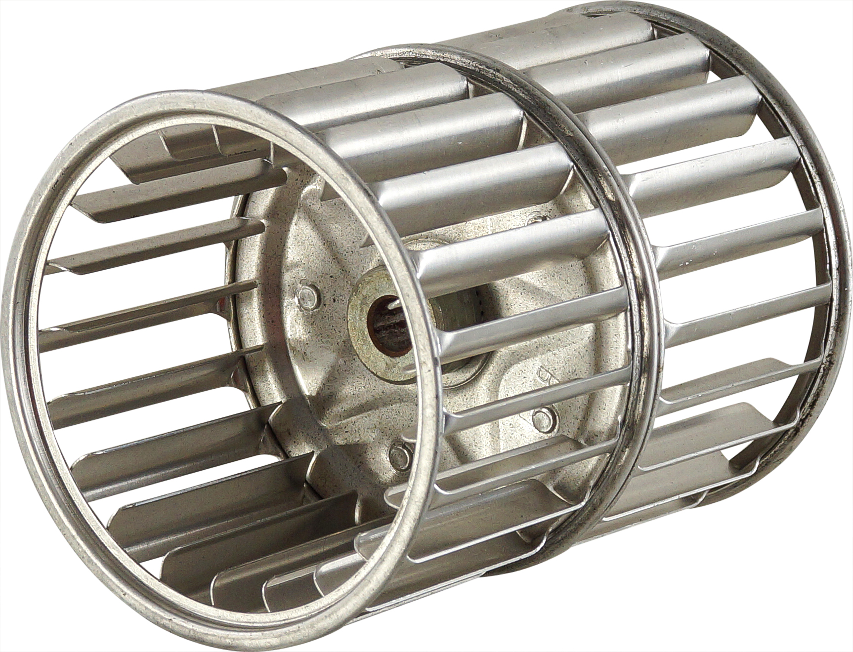 BLOWER WHEEL, UNIVERSAL, STEEL, DOUBLE VENTED, 95 X 122 X 8MM SHAFT.