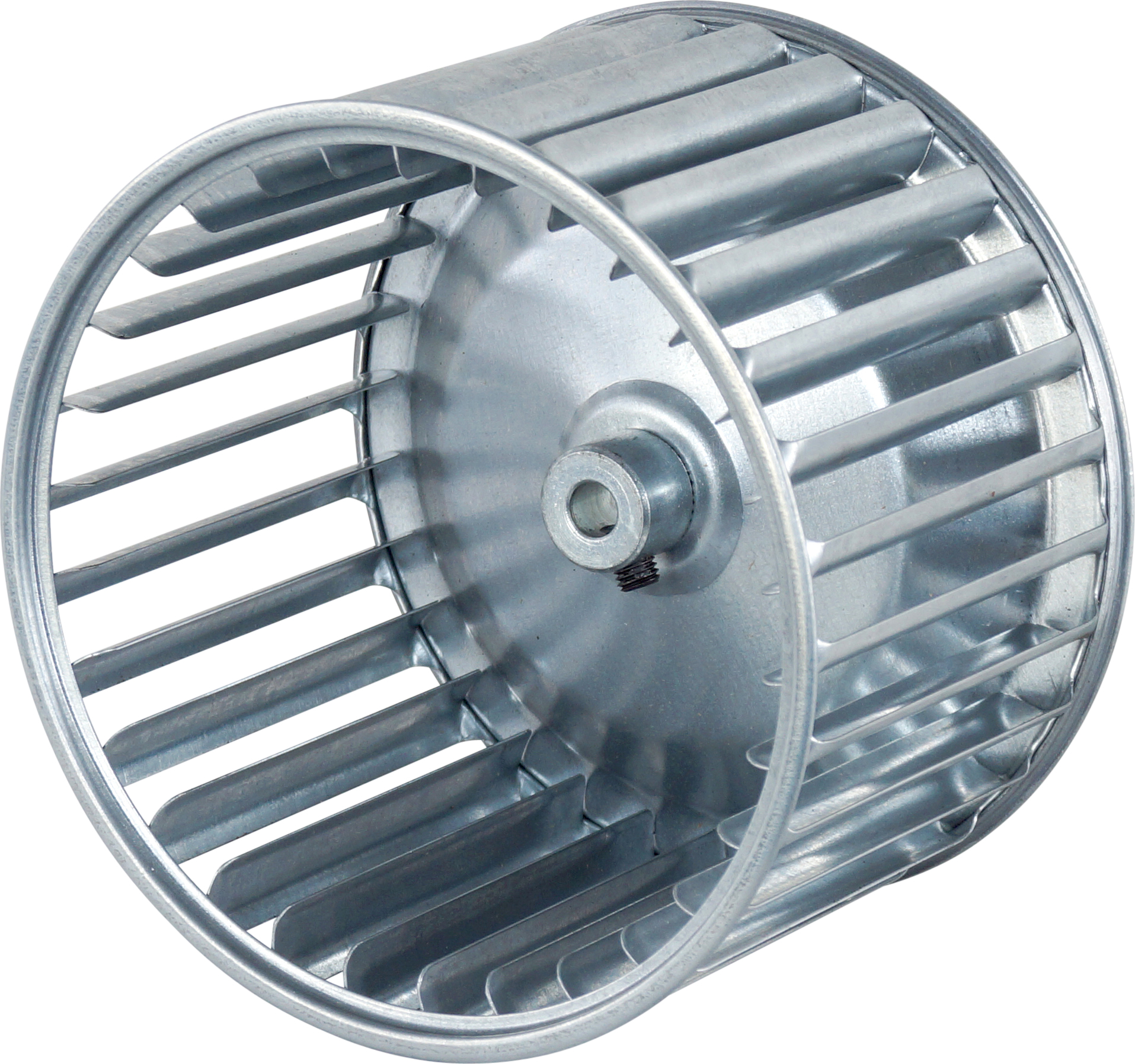 BLOWER WHEEL, RED DOT, STEEL, SINGLE VENTED